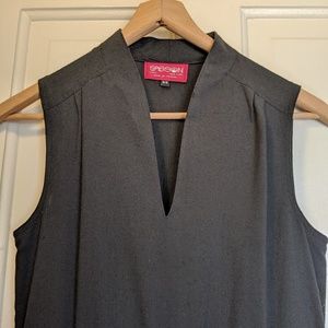 Vintage Black Midi Sasson Dress 8/9